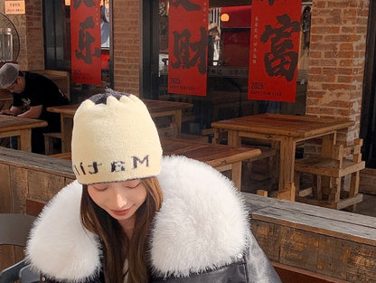 Fluffy Hooded Faux Leather Puffer Jacket