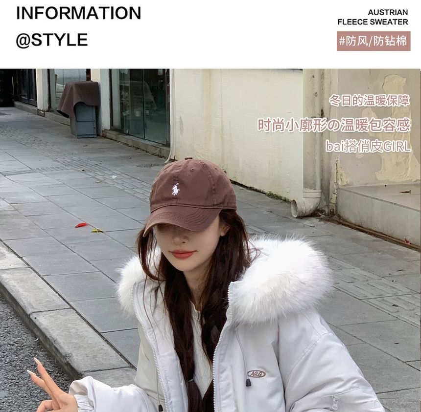 Fluffy Hooded Plain Puffer Bomber Jacket