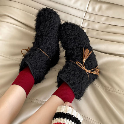 Faux Fur Short Snow Boots