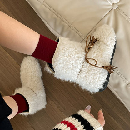 Faux Fur Short Snow Boots