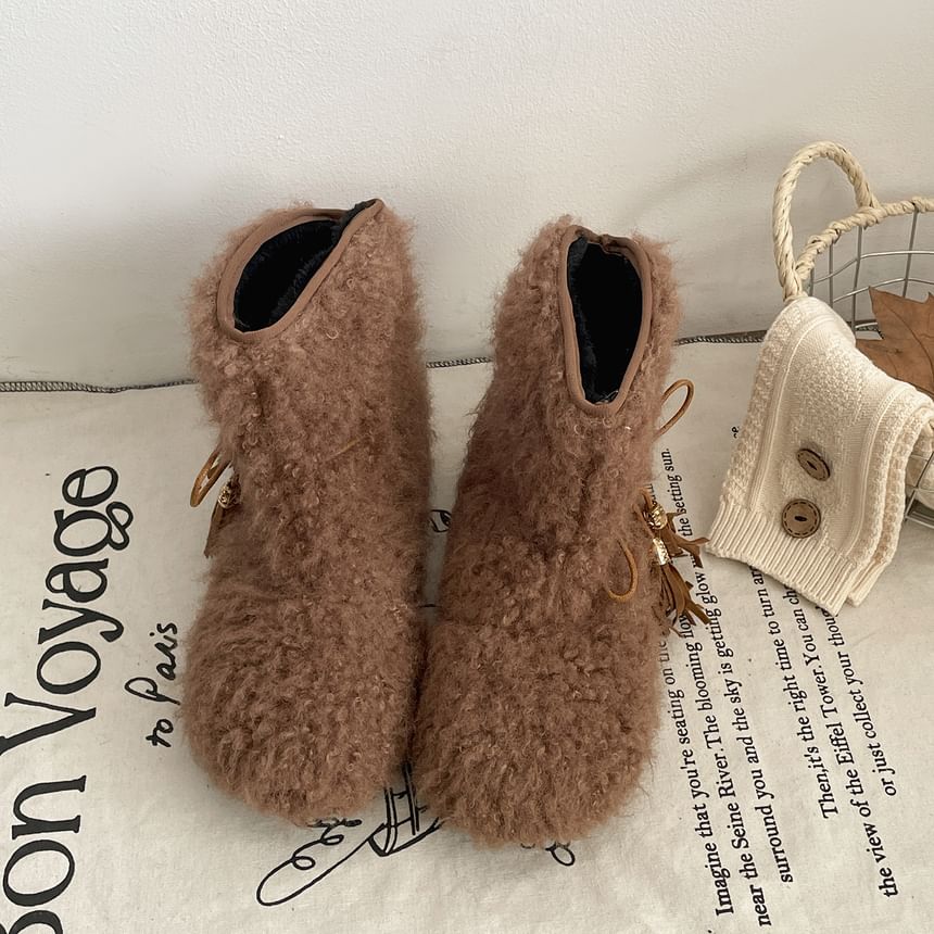 Faux Fur Short Snow Boots