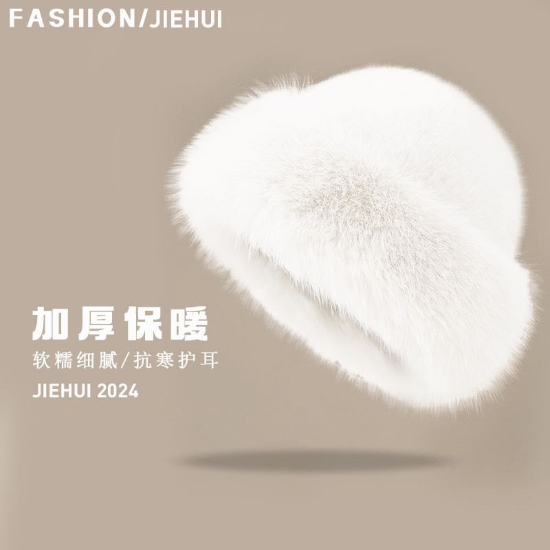 Faux Fur Bucket Hat (Various Designs)