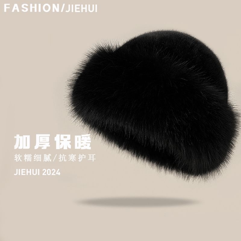 Faux Fur Bucket Hat (Various Designs)