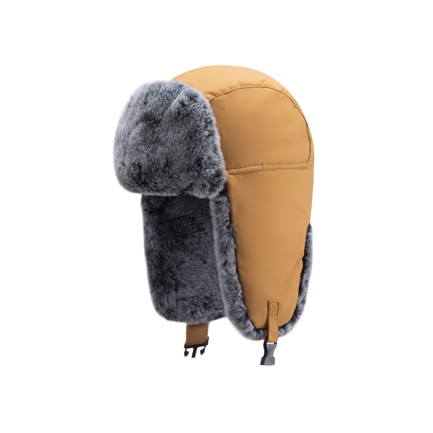 Panel Faux Fur Trapper Hat