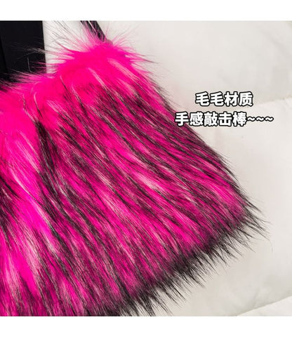 Faux Fur Shoulder Bag