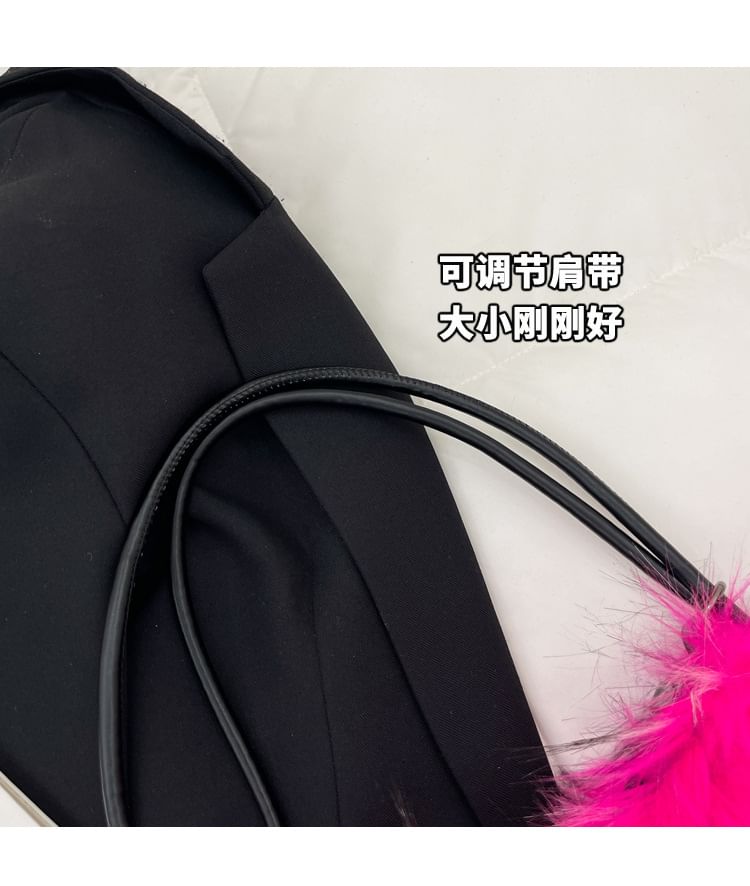 Faux Fur Shoulder Bag