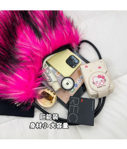 Faux Fur Shoulder Bag
