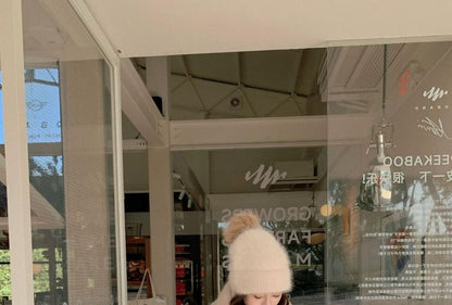 Furry Trim Hooded Zip-Up Puffer Jacket