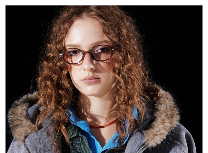 Faux Fur-Trim Hooded Wool Jacket