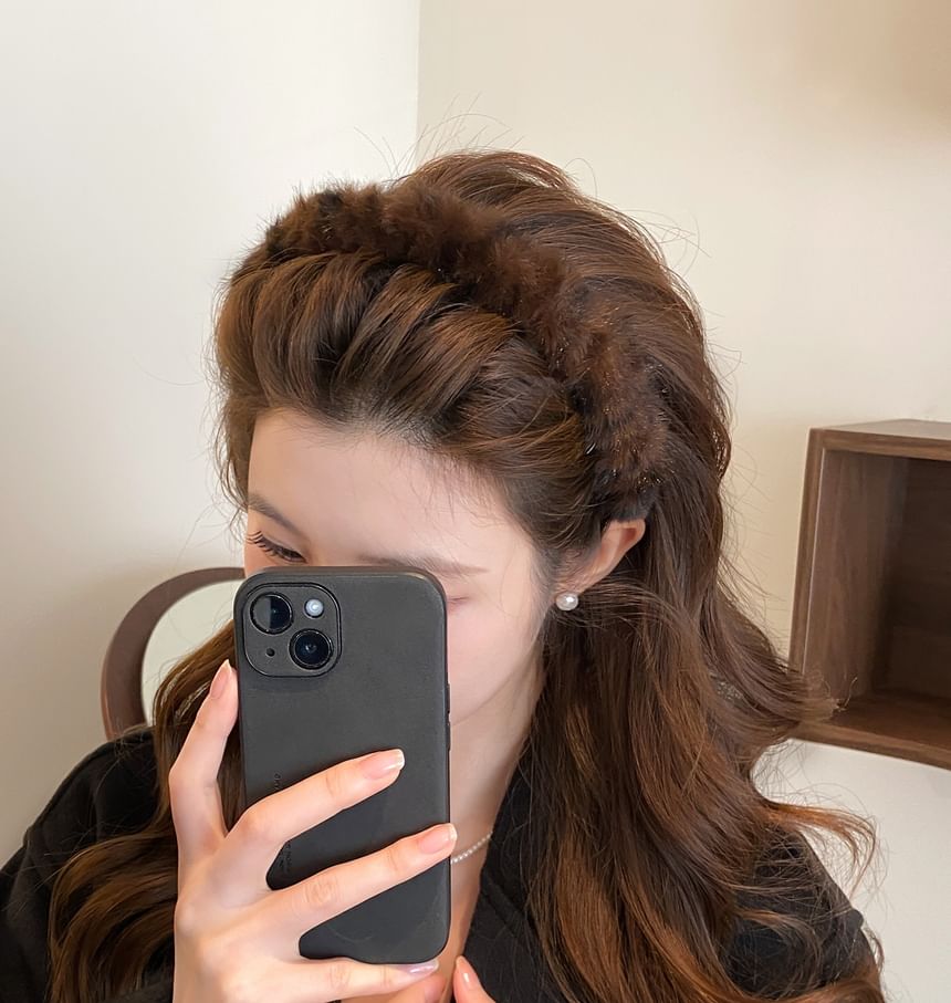 Faux Fur Comb Headband