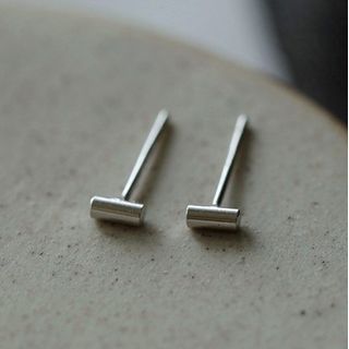 Stud Earring Silver Sterling