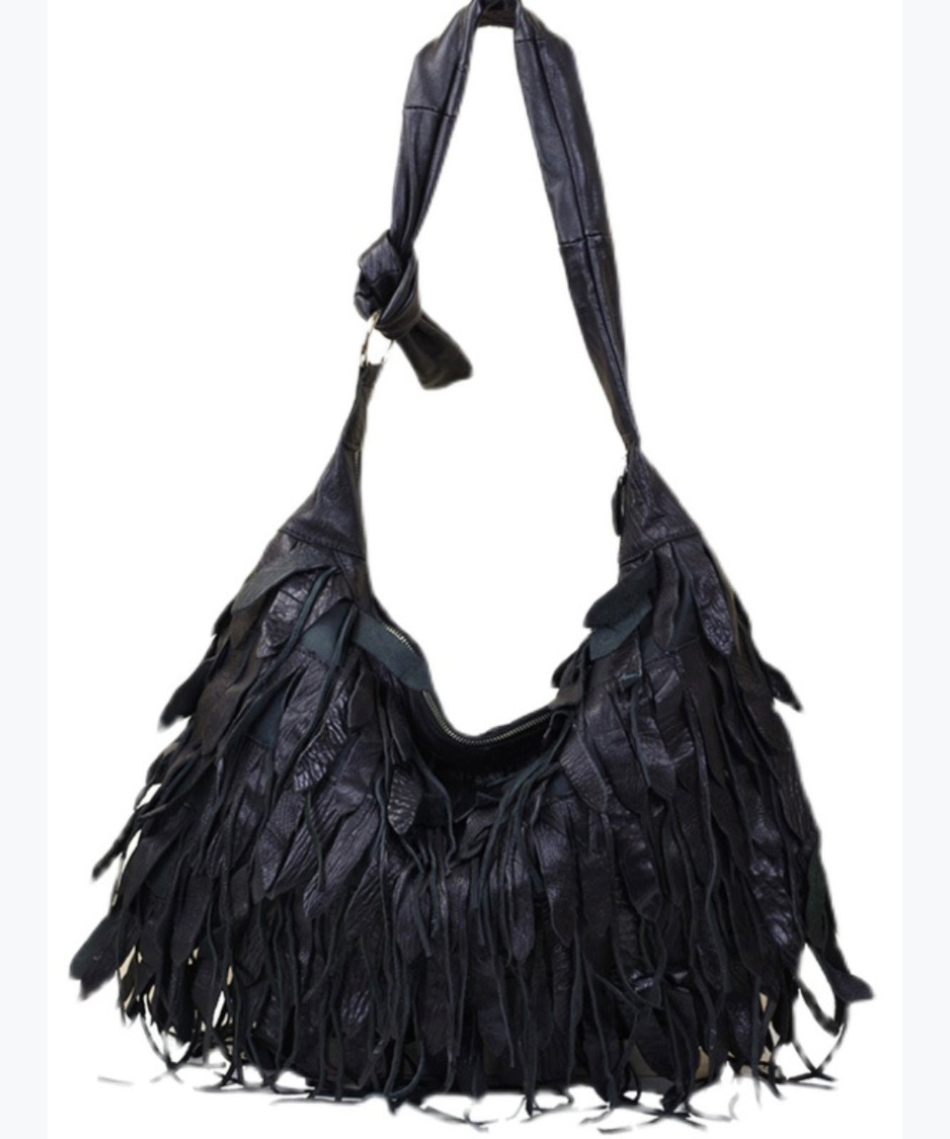 Leisure Sheepskin Tassel Shoulder Bag For Women HJ1052