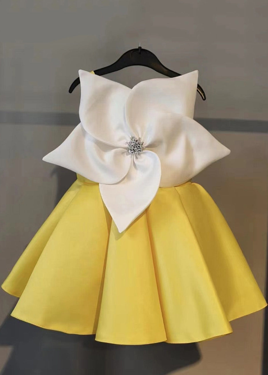 Lovely Pink Patchwork Floral Girls Long Dresses Sleeveless YG022