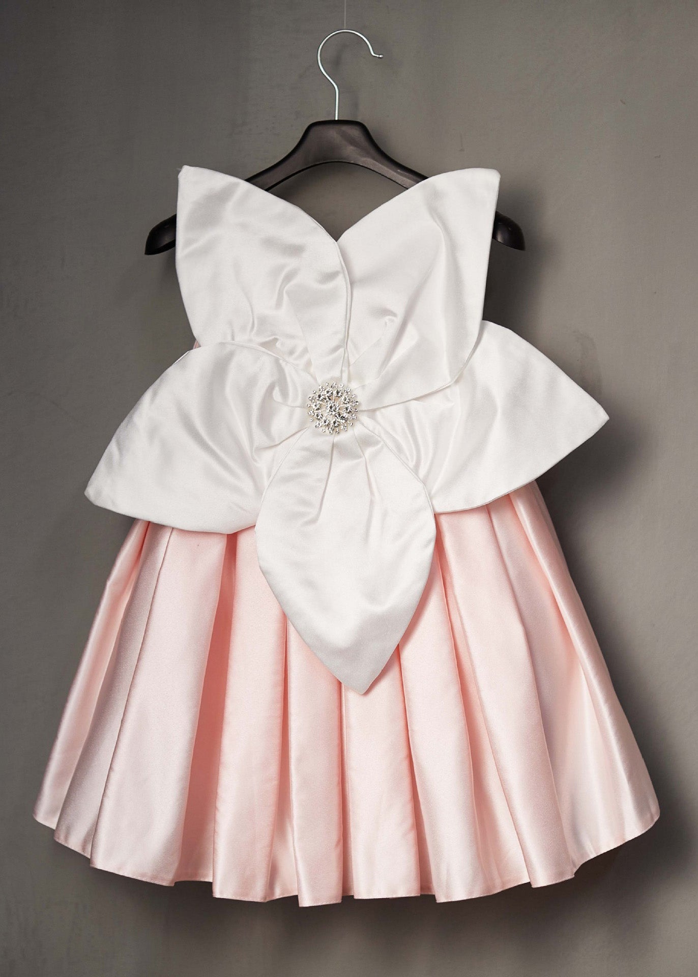 Lovely Pink Patchwork Floral Girls Long Dresses Sleeveless YG022