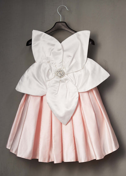 Lovely Pink Patchwork Floral Girls Long Dresses Sleeveless YG022