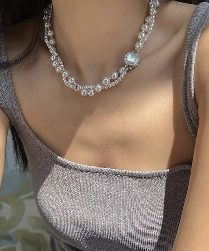 Modern Colorblock Graduated Bead Necklace ZZ042