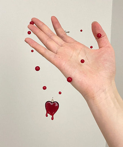 Necklace Love Modern Alloy Pendant Mulberry Beading