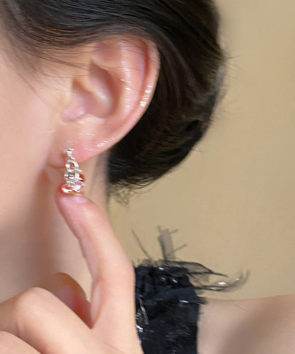 Earrings Alloy Modern Rainbow Drop Zircon Beads