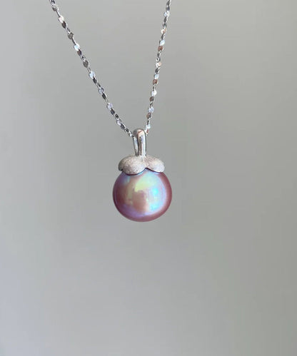 Pendant Silver Mountain Pearl Modern Silk Small Sterling Zircon