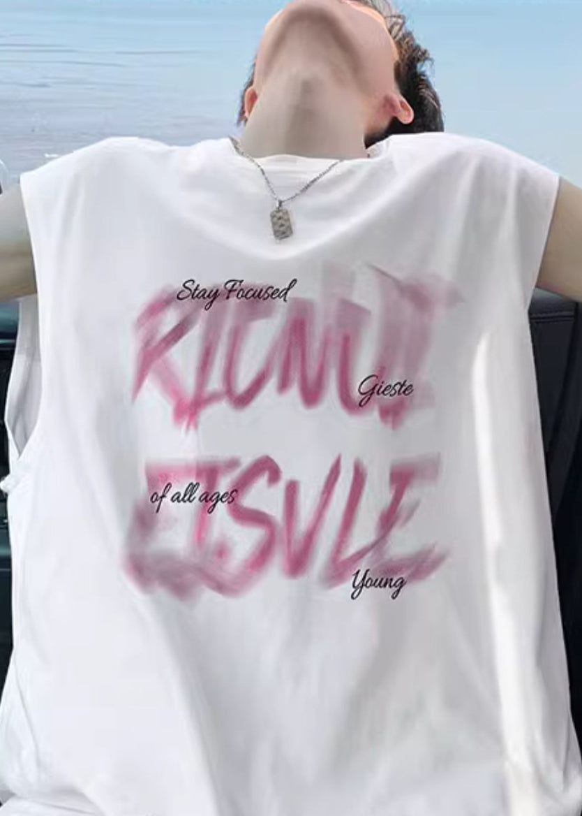 New Cotton Shirt Dark Men Summer Cozy T Gray Print