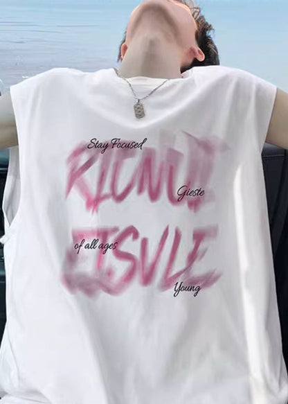 New Cotton Shirt Dark Men Summer Cozy T Gray Print