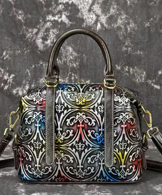 Embossed Vintage Silver Crossbody New Bag Handmade