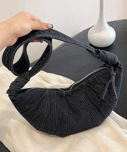 Japanese Blue Bag Versatile Light Denim Style Hobo New