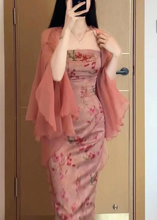 Sleeve Khaki Solid Butterfly Thin Chiffon Cardigans New