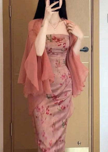 Sleeve Khaki Solid Butterfly Thin Chiffon Cardigans New