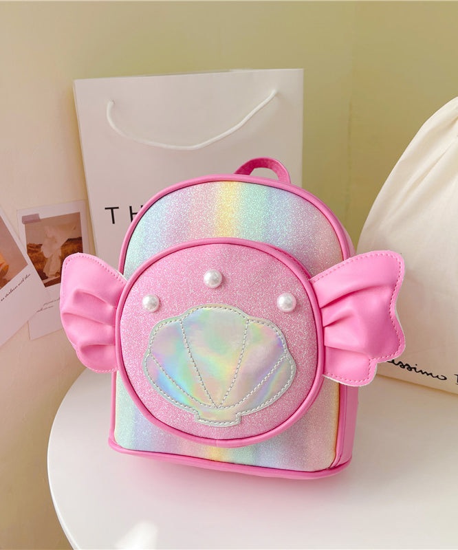 New Pink Princess Sparkling Children's Backpack Bag IU026