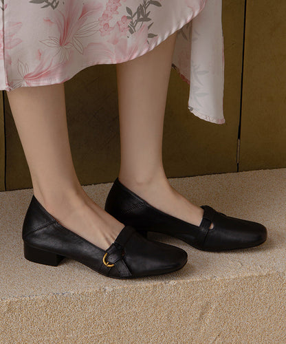 Shoes Red Flat Cowhide New Comfortable Splicing Leather