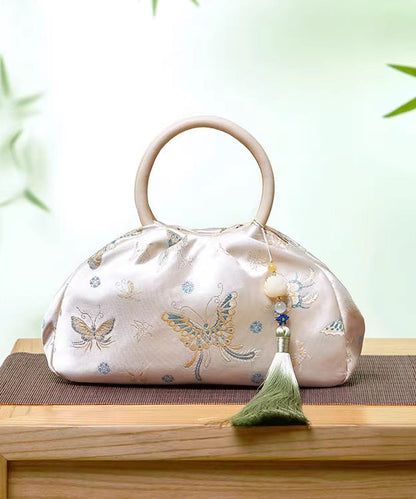 Jacquard Retro Tassel Tote New Versatile Bag