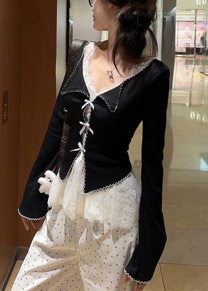 And Tank V Two Knit Pieces Set Neck Cardigans Lace White New