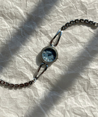 Zircon Watches Blue Quartz Alloy Movement Novelty