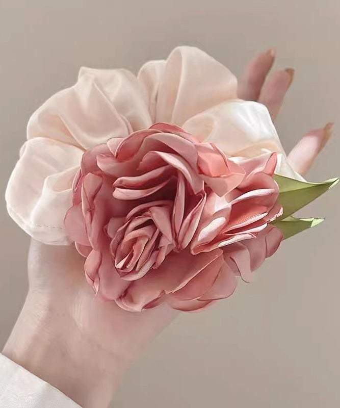 Rose Band Colorblock Design Silk Original Hair