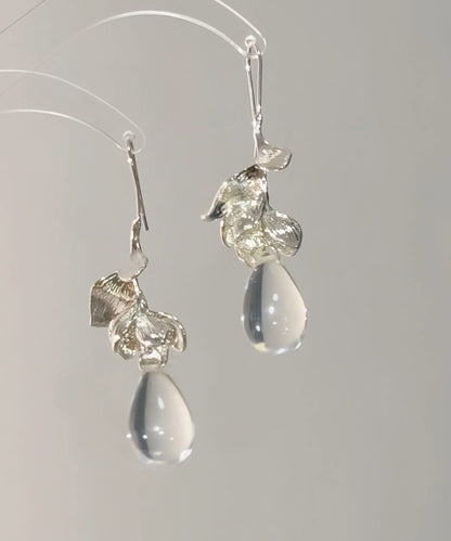 Design Glass Drop Water Silk Original Earrings Alloy