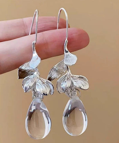 Design Glass Drop Water Silk Original Earrings Alloy
