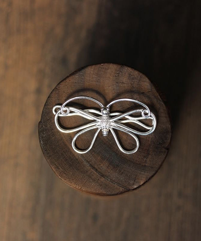 Original Design Silk Sterling Silver Bow Hairpin TS022