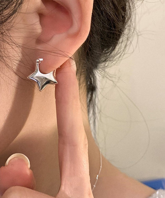 Design Silk Original Sterling Star Earrings Silver Stud