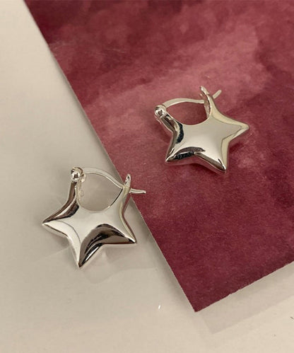 Design Silk Original Sterling Star Earrings Silver Stud