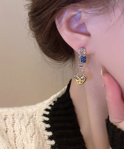 Love Earrings Original Yellow Design Alloy Drop