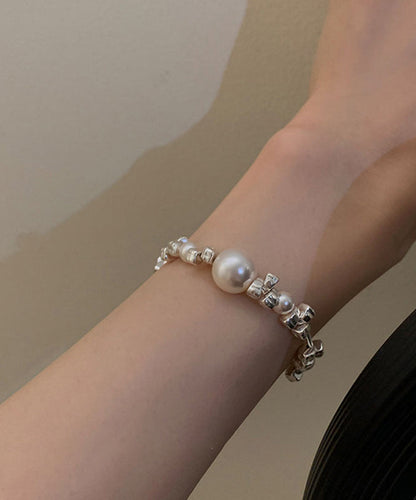 Pearl Original Silk Broken 925 Bracelet Silver Chain
