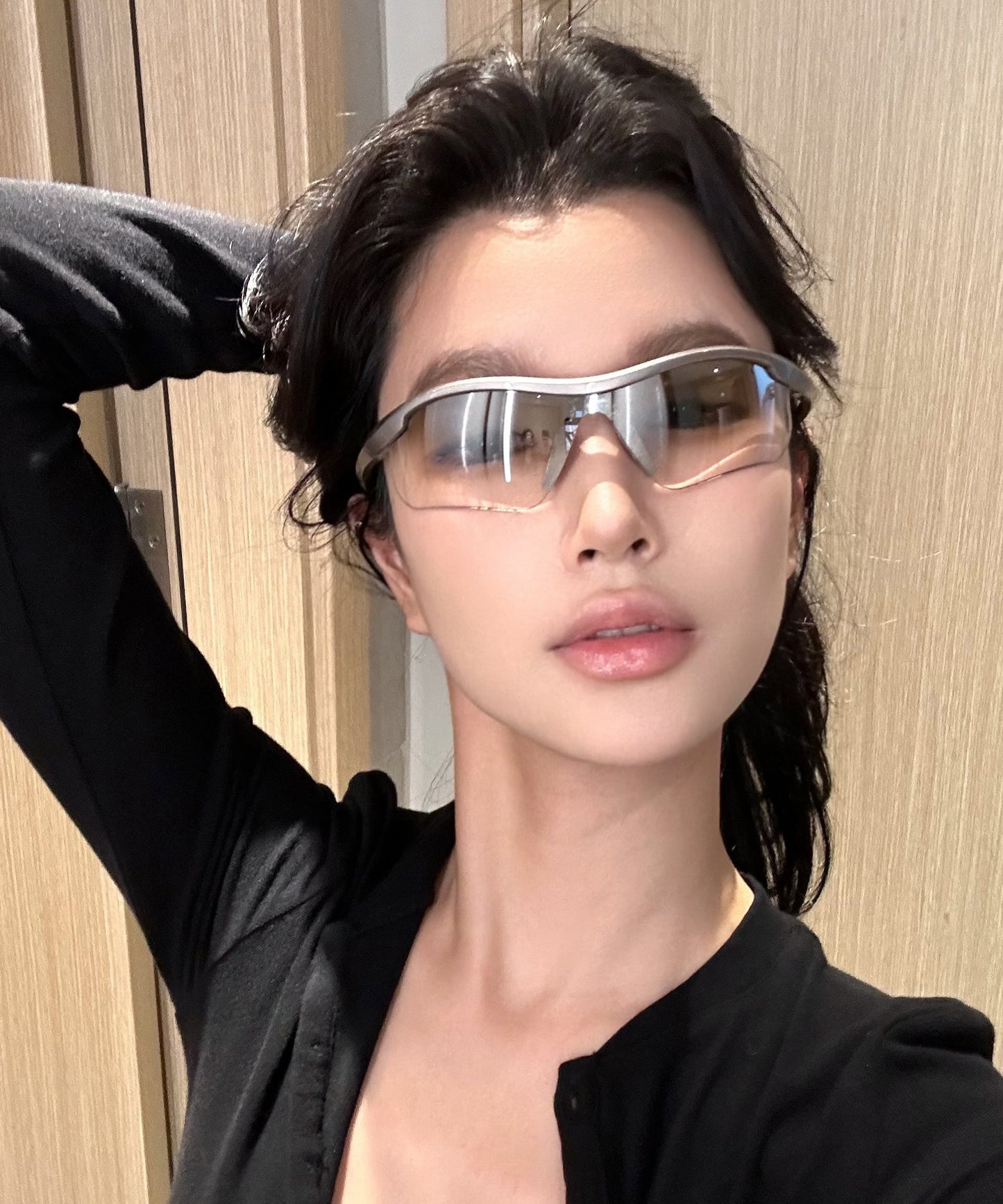 Outdoor Cycling Silver Eye Protection And Windproof Sunglasses XS1080