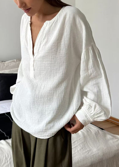 Solid Patchwork Green V Fall Size Neck Tops Plus