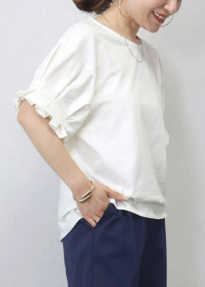 Size Oversized Tanks Cotton White Plus Summer