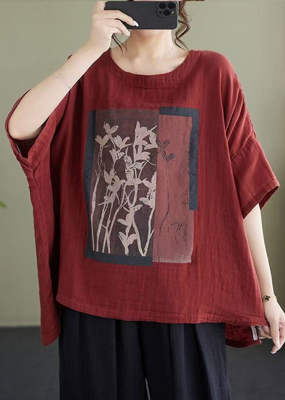 White Design Plus Blouses Bracelet Low Print High Size Cotton