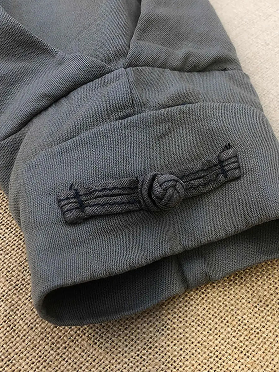 Plus Size Women Vintage Flower Hooded Long Sweatshirt Ada Fashion