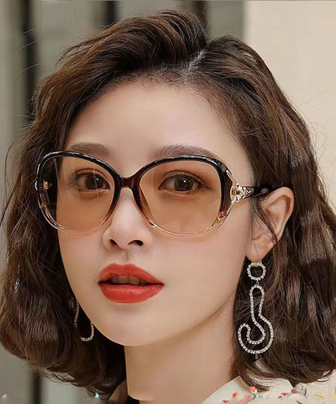 Regular Brown Large Face Color Changing Sunglasses XS1052