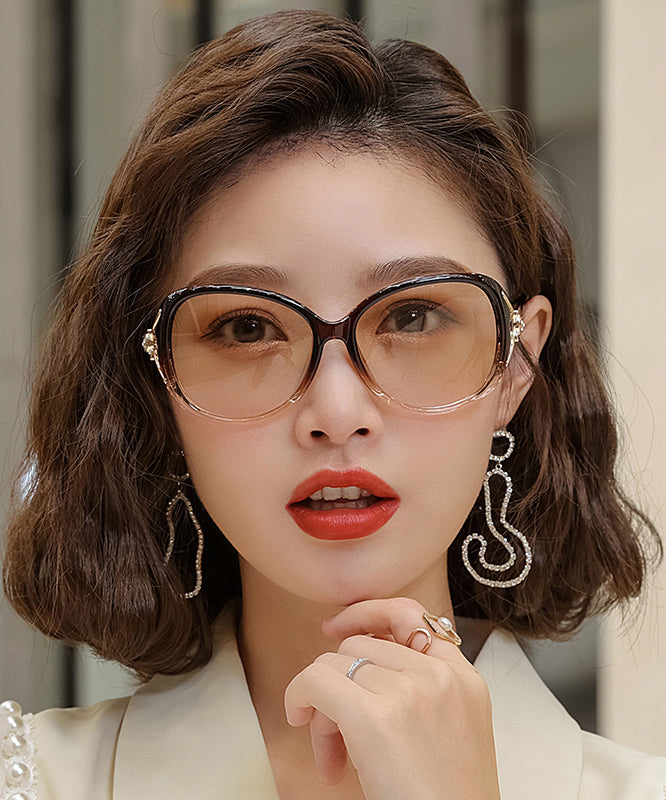 Regular Brown Large Face Color Changing Sunglasses XS1052