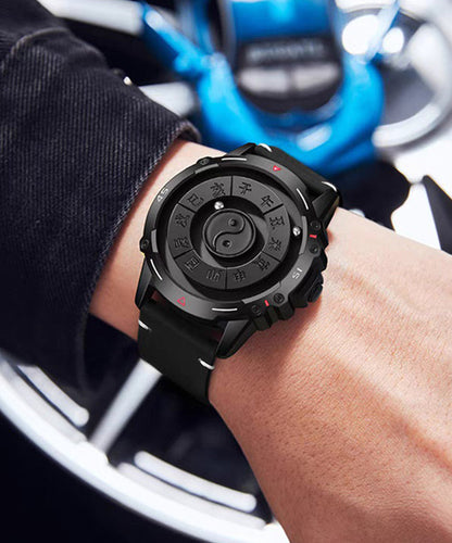 Stainless Eight-Diagram-Shaped Retro Steel Black Appetizer